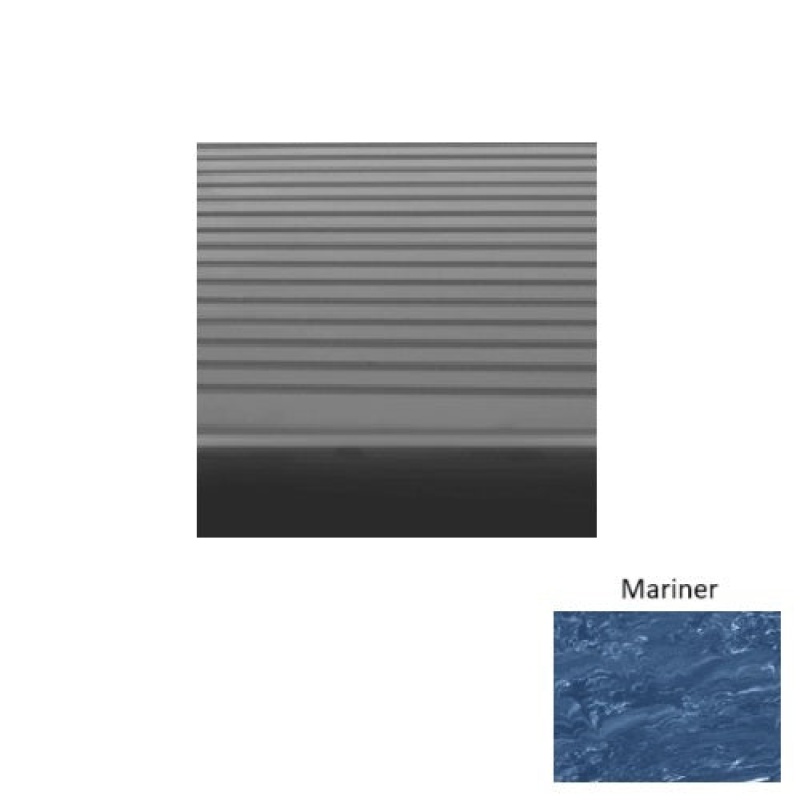 Marbleized 80 Mariner Light Duty Rib Rubber (Sq) Stair Tread - Textured