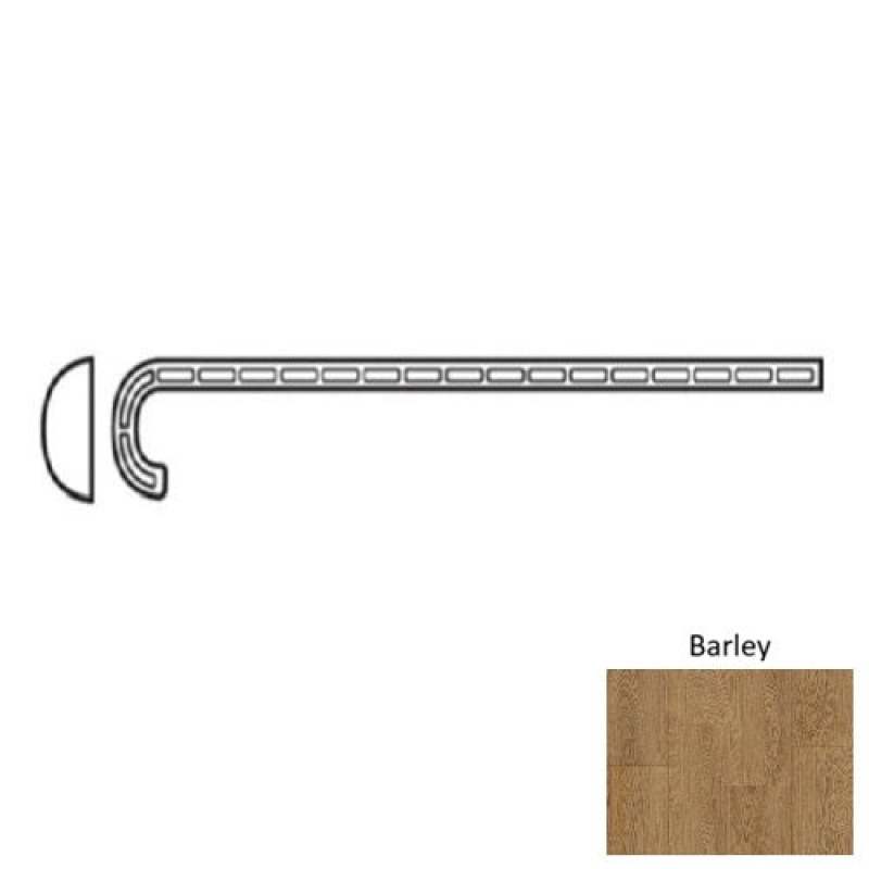 Natural Beauty Summit 12 Mount Evans Barley Luxury Vinyl Moulding / Trim - 12" X 50" Stair Tread - Urethane
