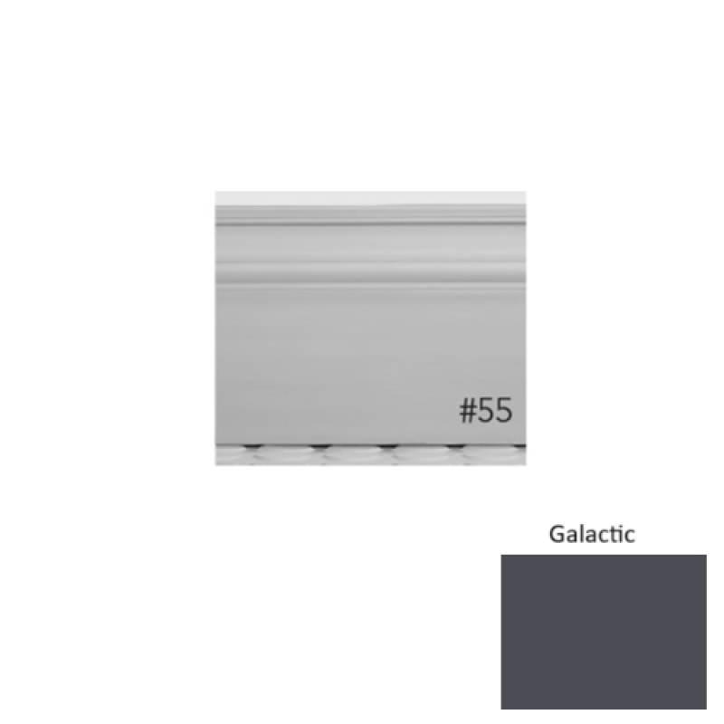 Pinnacle Plus #55 Nobility Galactic Rubber Wall Base - 5 1/2" X 8 Ft