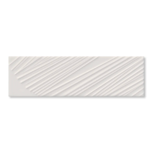 Nomad Sago Utopia Ceramic Tile - Glossy - 3.5" X 12"