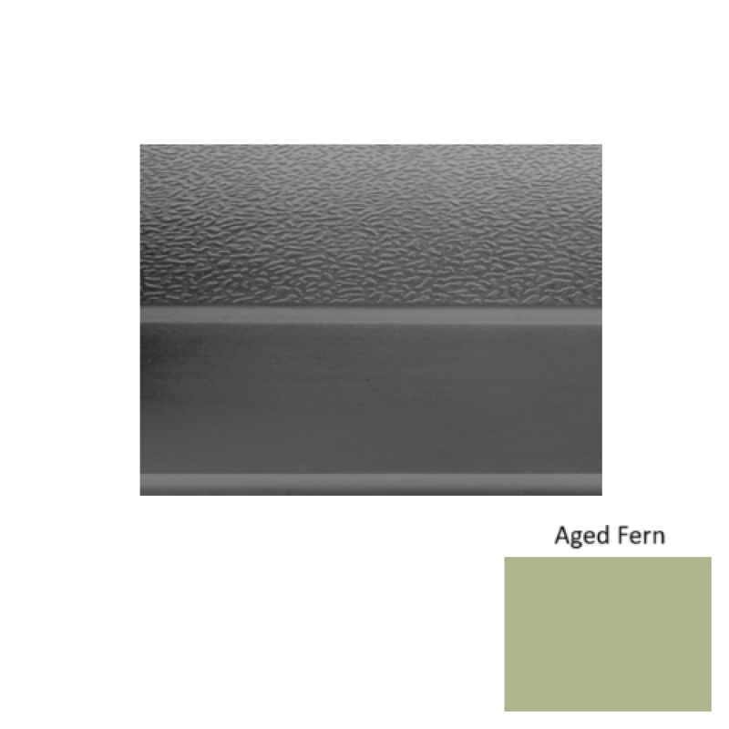 Solid 93 Aged Fern Textured Rubber (Sq) Stair Tread - Textured