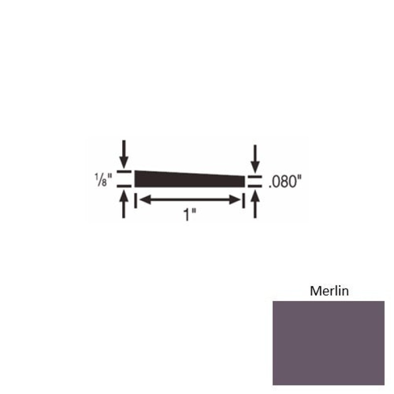 Solid 59 Merlin Rubber Reducer Strip