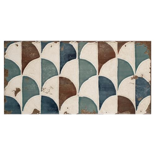 Essenza Gondola Ceramic Tile - Mixed - 5 7/8" X 11 7/8"