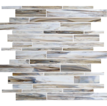 Serenade Surf Rock Interlocking Glass Mosaic