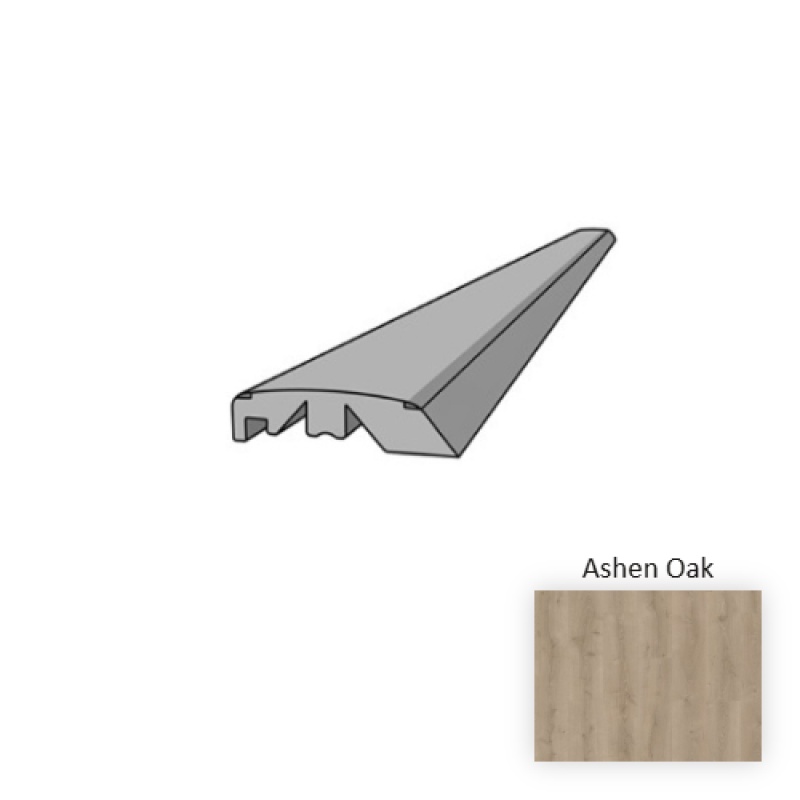 Naturetek Plus Colossia Xxl Ashen Oak Laminate Wood Moulding / Trim - 84" 5 In 1 Multifunction - Textured