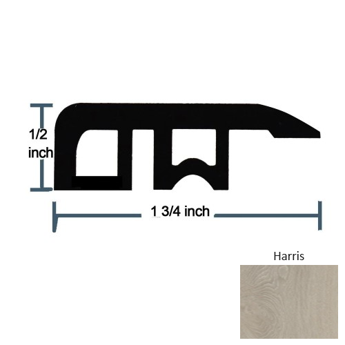 Beach Harris Luxury Vinyl Moulding / Trim - 94.5" Reducer - Embossed