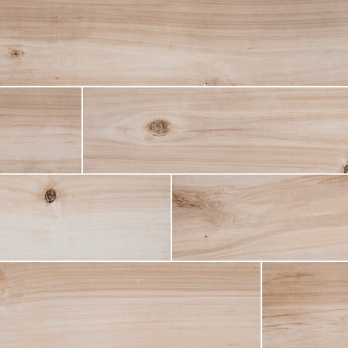 Havenwood Beige Porcelain Tile - Matte - 8" X 36"
