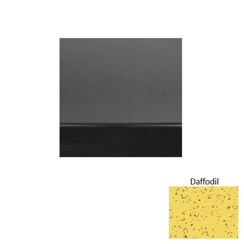 Renew 60 Daffodil Heavy Duty Rubber (Sq) Stair Tread With Dupont Kevlar - Smooth