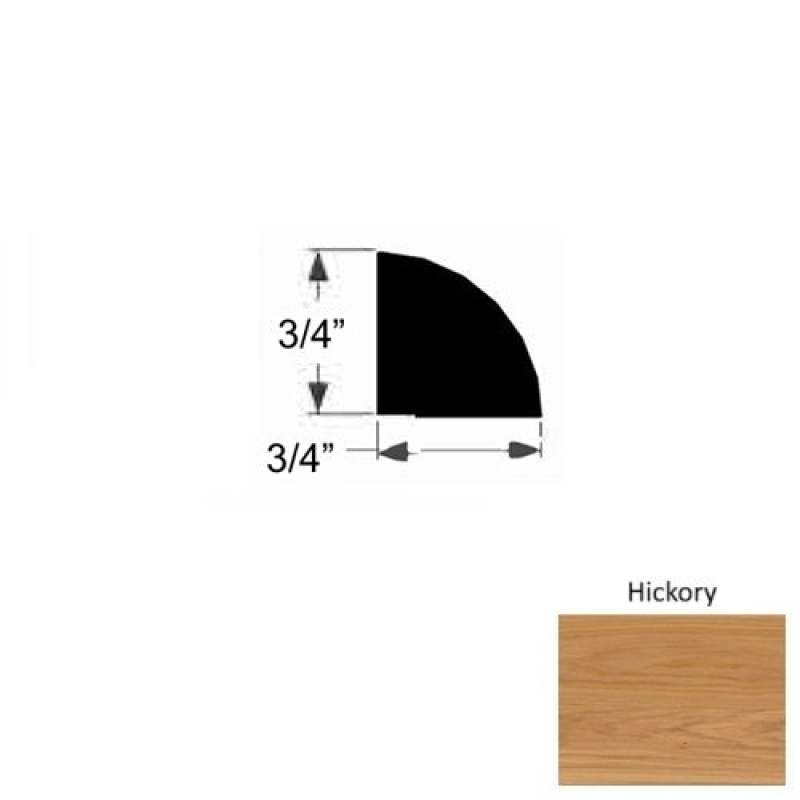 Vinland Hickory Hardwood Quarter Round Trim