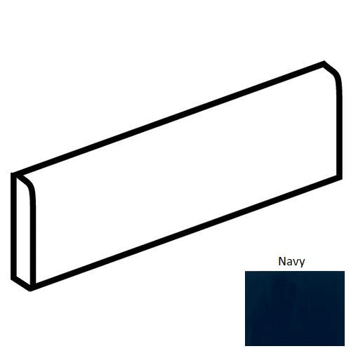 Color Wheel Classic Navy Ceramic Wall Trim