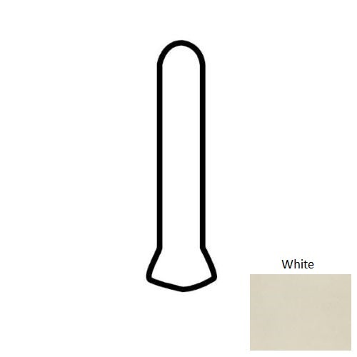 Neoconcrete White Ceramic Floor & Wall Trim
