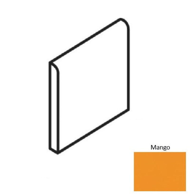 Color Complements Mango Ceramic Floor & Wall Trim