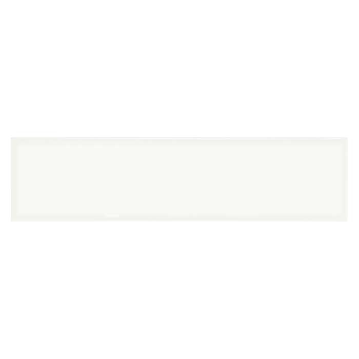 Albatross White Ceramic Tile - Glossy - 3" X 12"
