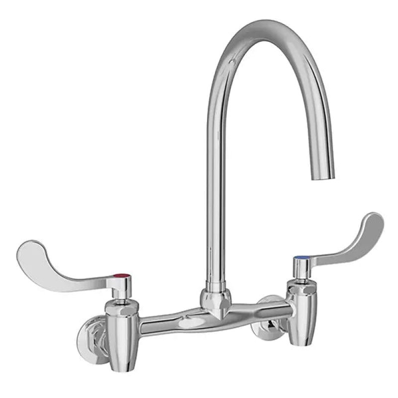 Elkay Chrome-Plated Brass Double-Handle Kitchen Faucet