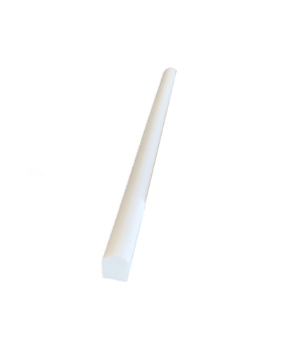 Bianco Dolomite Marble Liner - 1/2" x 12" Pencil