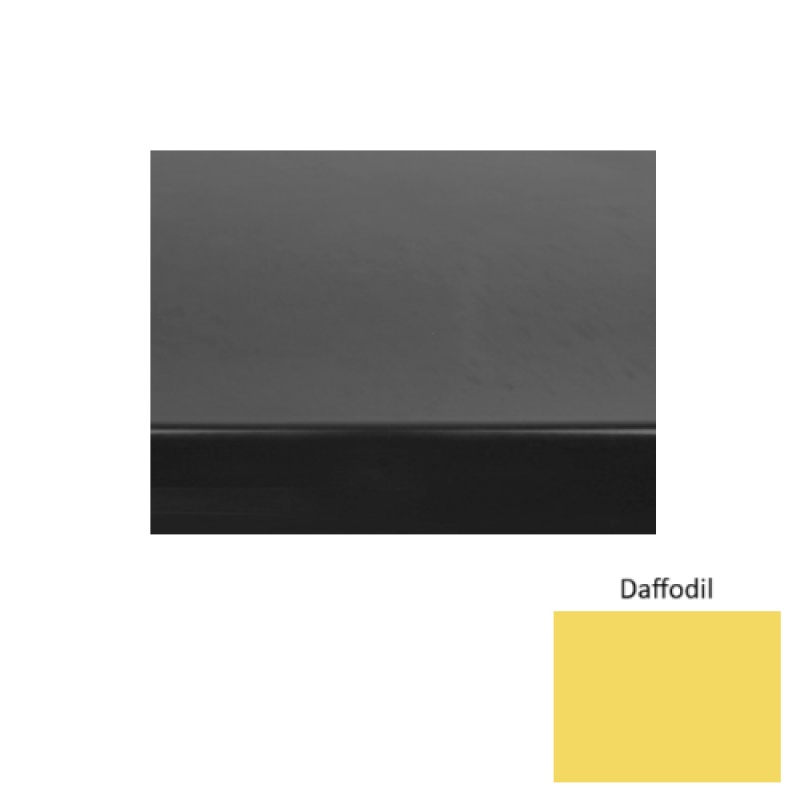 Solid 71 Daffodil Light Duty Rubber (Rd) Stair Tread - Smooth