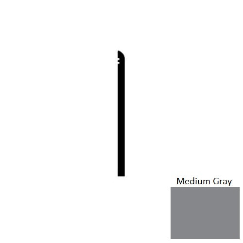 Medium Gray Vinyl Wall Base