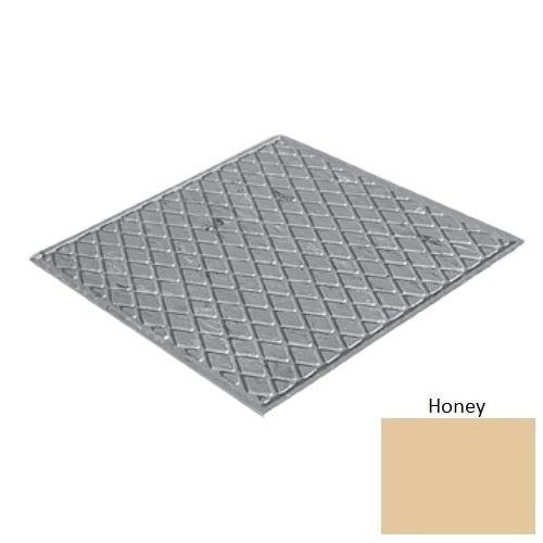 Flextones Honey Rubber Diamond Landing Tile - Textured - 27" X 27"