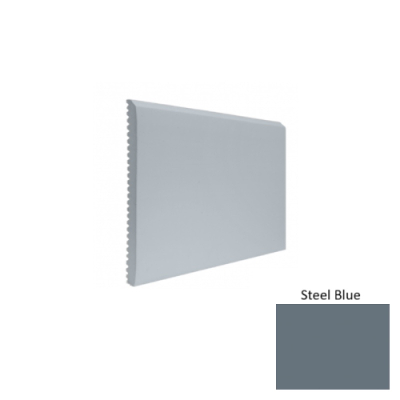Contours #65 Vertical Steel Blue Rubber Profiled Wall Base