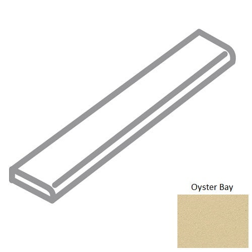 Metropolitan Oyster Bay 4" x 8" Bullnose Trim