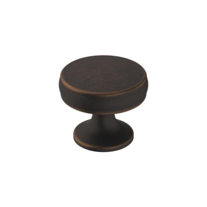 Amerock Renown Zinc Cabinet Knob - Oil Rubbed Bronze