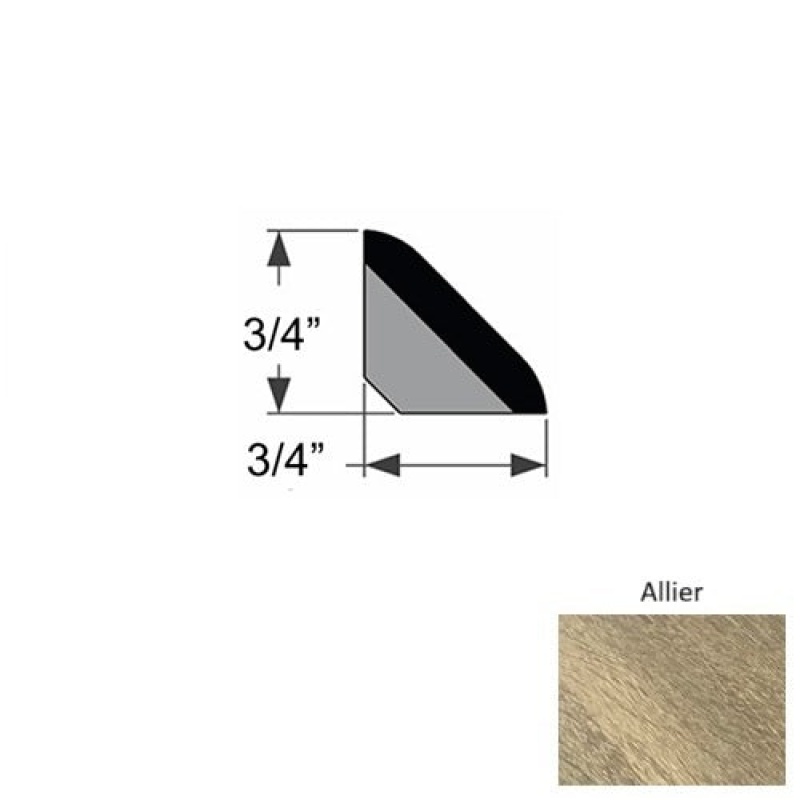 Domaine Ii Allier Hardwood Moulding / Trim - 3/4" X 96 1/2" Angled Base - Urethane