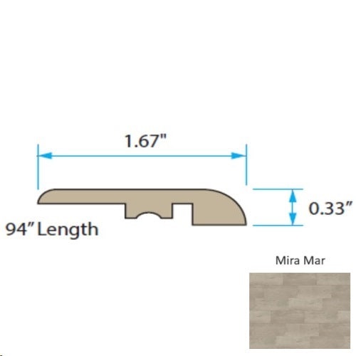 Sawatch Mira Mar Luxury Vinyl Reducer Trim