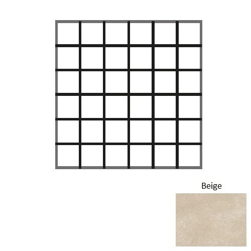 Capri Brera Beige Porcelain Mosaic Tile