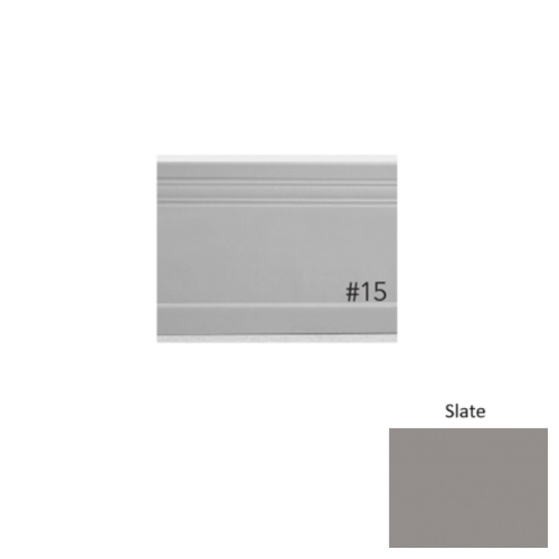 Pinnacle Plus #95 Invent Slate Rubber Coil Wall Base - 5 1/2" X 60 Ft