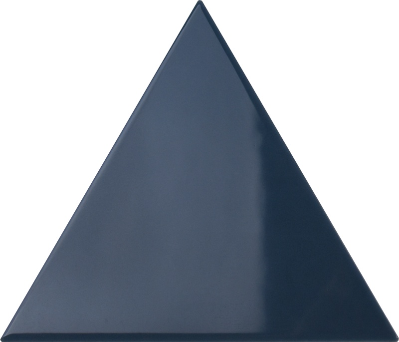 Tres Wall Marine Ceramic Tile - Glossy - 6" x 7" Triangle