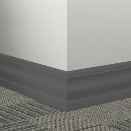 Johnsonite Black Rubber Millwork Contoured Wall Base