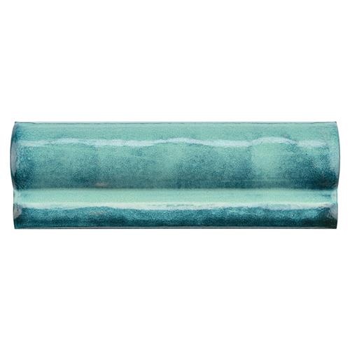 Antic Special Lava Verde Ceramic Wall Trim 2" x 6" Moldura - Glossy