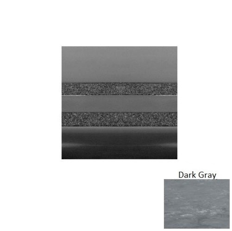 Roppe Marbleized Dark Gray Stair Tread