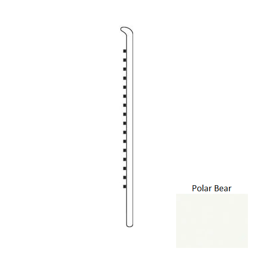 Polar Bear Rubber Moulding / Trim 4" Straight Wall Base