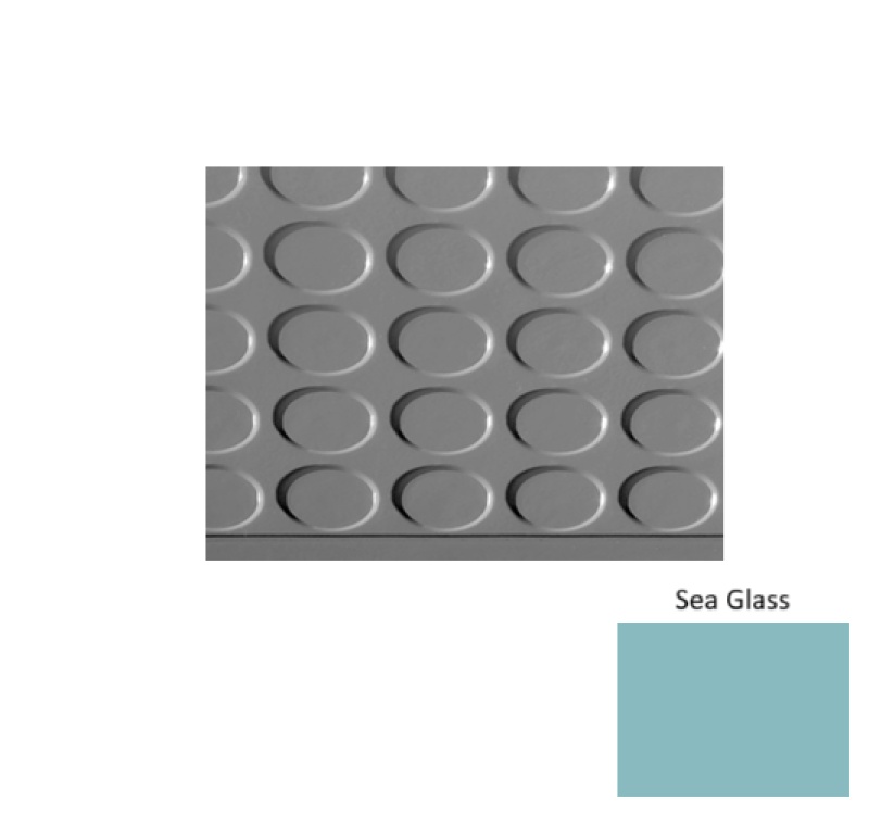 Roppe Sea Glass Textured Rubber Stair Tread