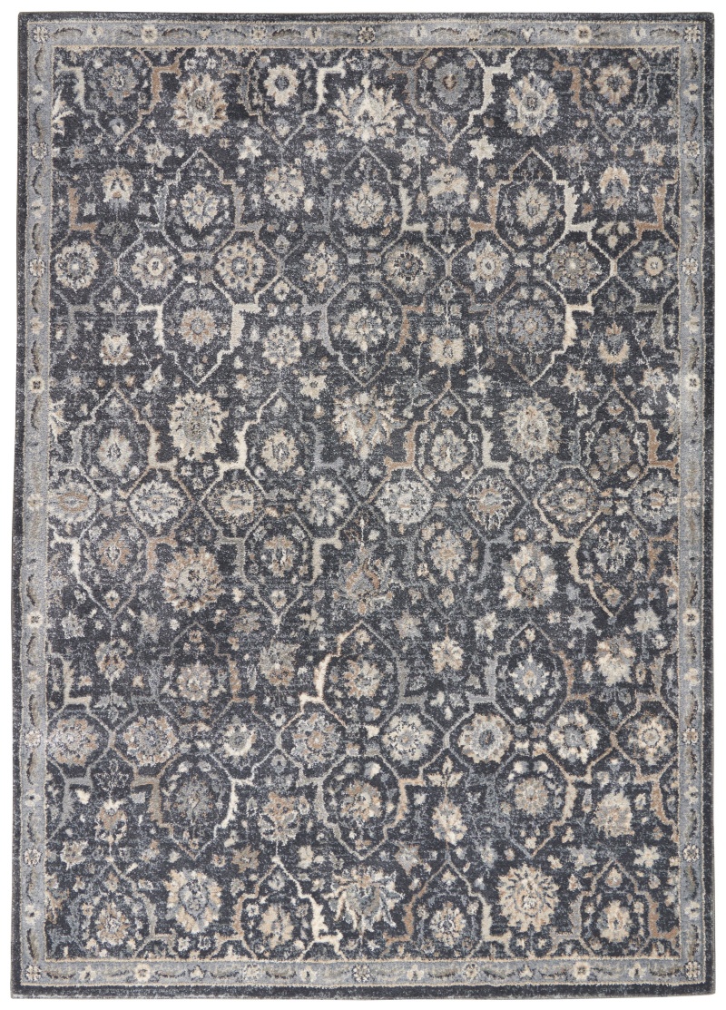 Moroccan Celebration Navy Vintage Area Rug
