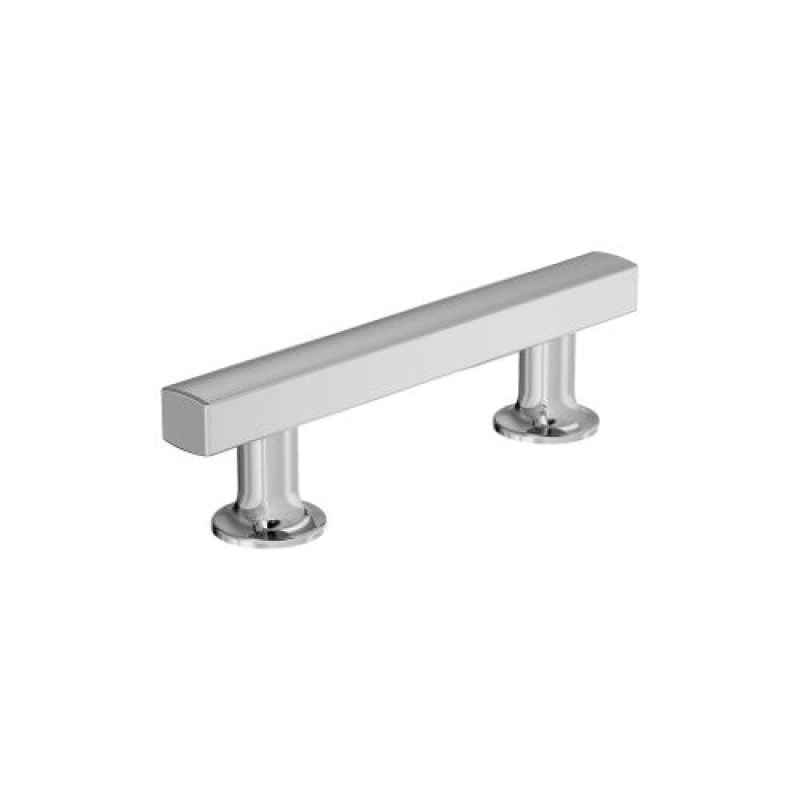 Everett Zinc Bar Cabinet Pull - Polished Chrome