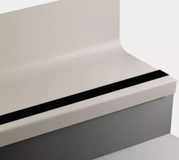 Johnsonite Castaway Hammered Rubber Stair Tread