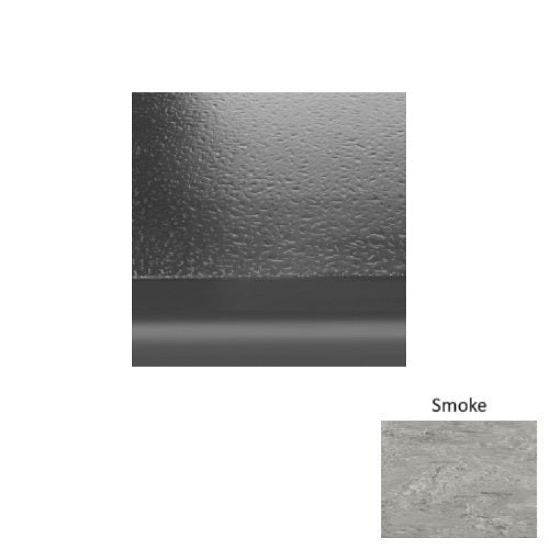 Marbleized 95 Smoke Hammered Rubber Stair Tread With Riser