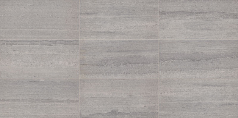 Fonte Heather Harbor Limestone Tile - Honed - 12" X 24"