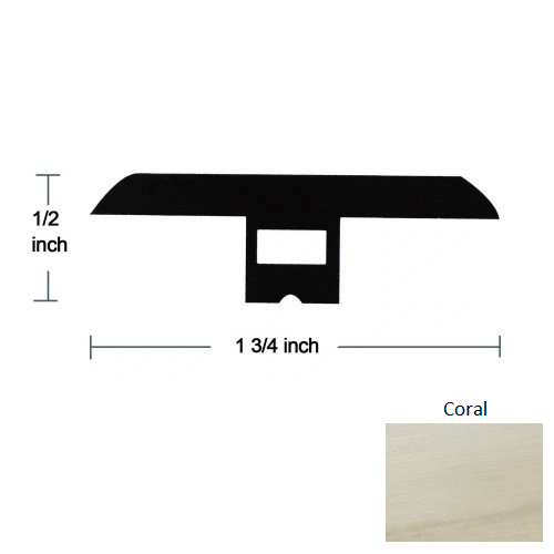 Paramount Coral Luxury Vinyl Moulding / Trim - 94.5" T Molding - Embossed