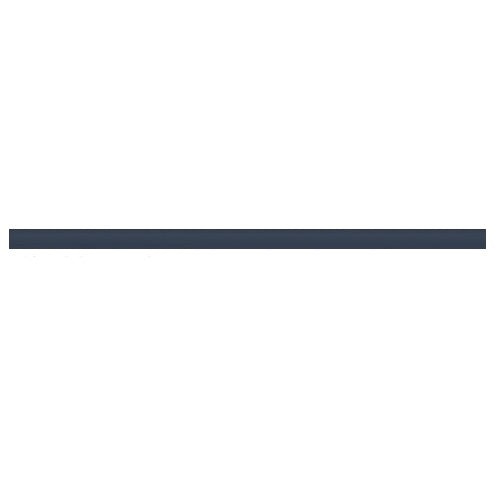 Multitude Nostalgic Blue Ceramic Wall Trim - 1/2" X 12" Jolly - Textured