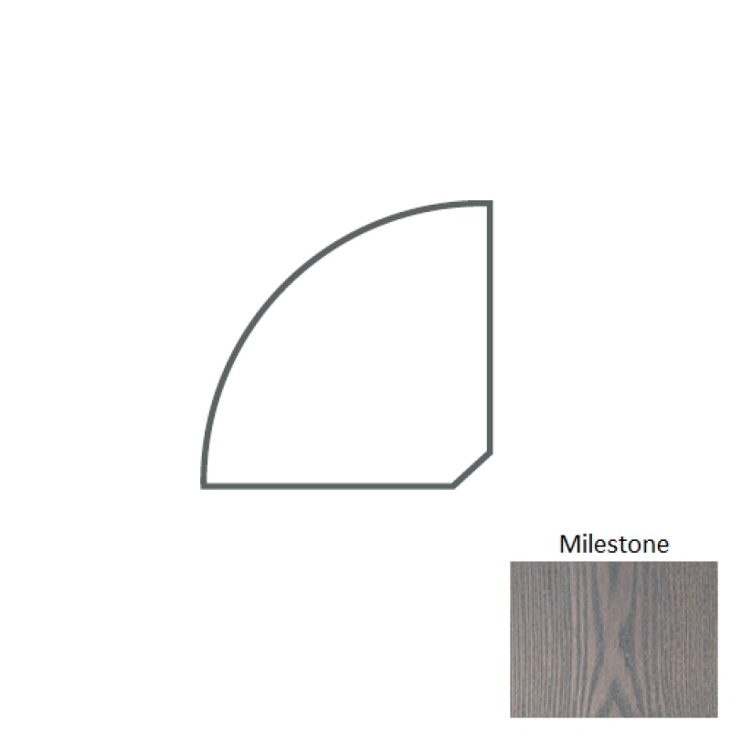 Old World Milestone Hardwood Quarter Round Trim