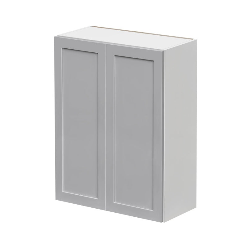 Mallorca Dolphin Gray Shaker Wood Kitchen Wall Cabinet - 30" X 12" X 42" (Assembly Required) - Dolphin Gray