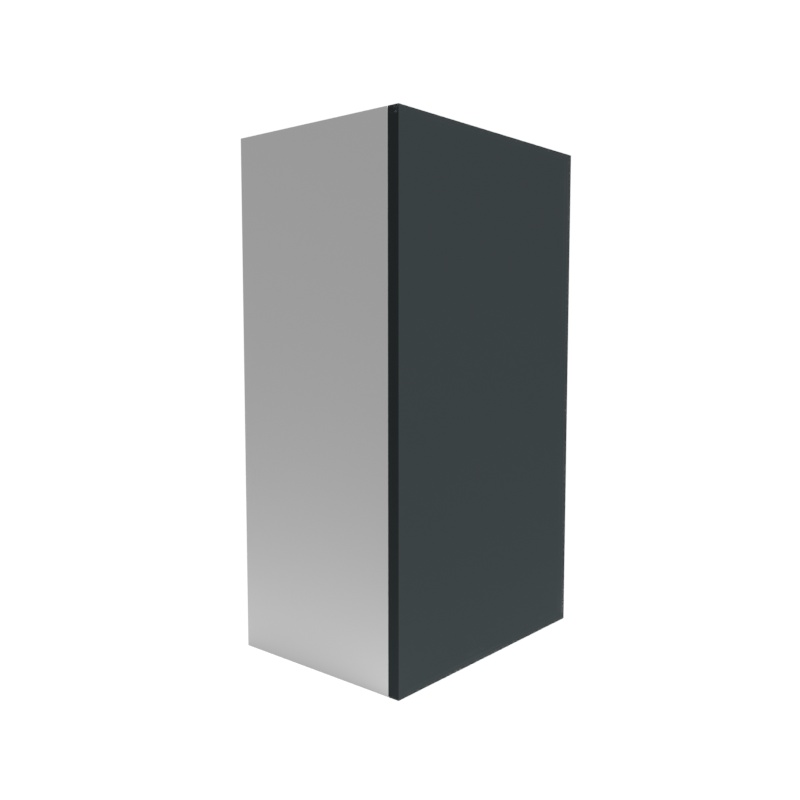 Manhattan Grey Matte Wood Kitchen Wall Cabinet, 18" x 42" x 12"
