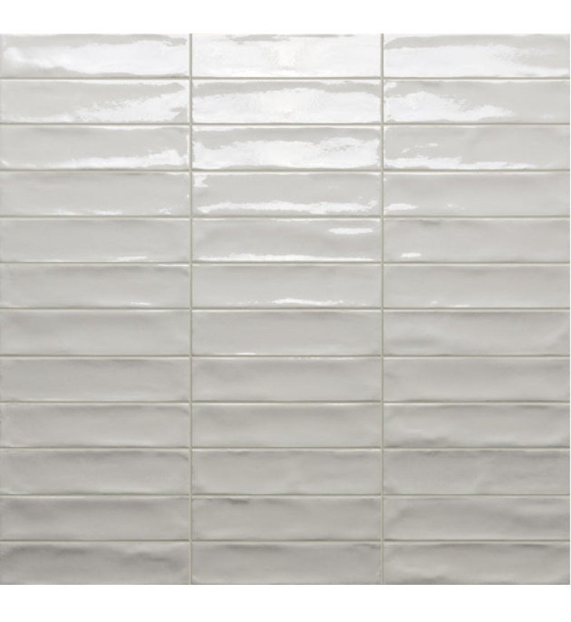 Marrakech Total White Porcelain Tile - Glossy