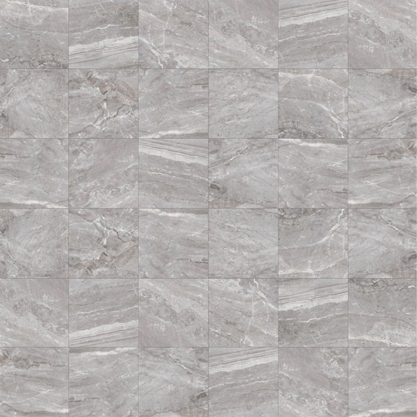 Venatura Pewter Porcelain Mosaic - 2" X 2"