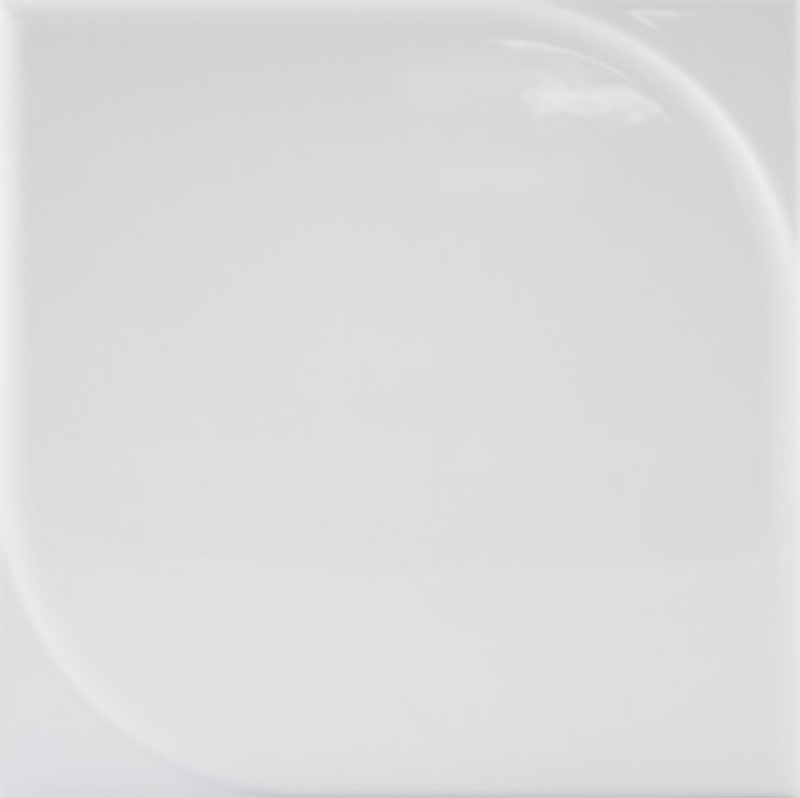 Essential Grey Leaf Ceramic Tile - Glossy - 5" X 5"