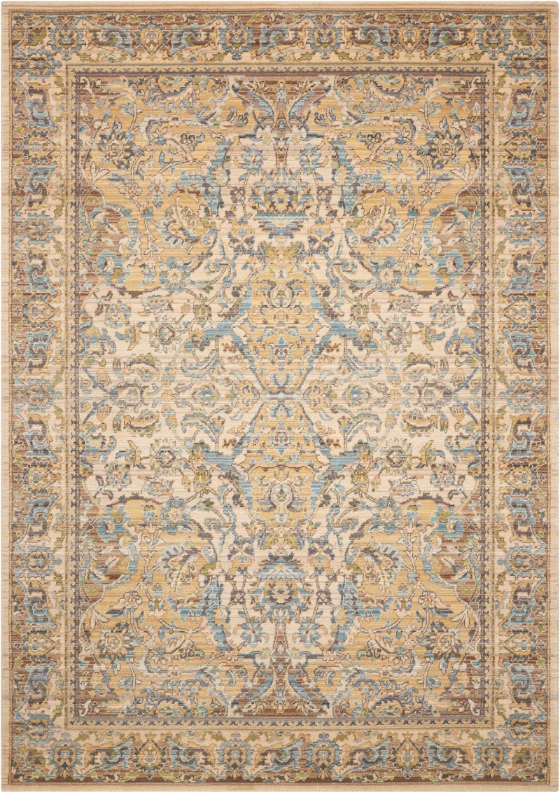Beige Wool Traditional Area Rug 12 Ft x 15 Ft