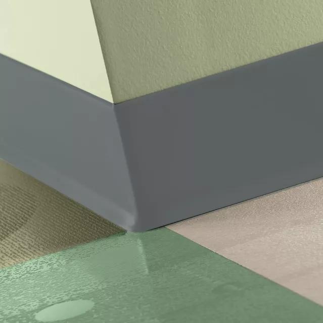 Johnsonite Cool Metal Rubber Baseworks Thermoset Wall Base
